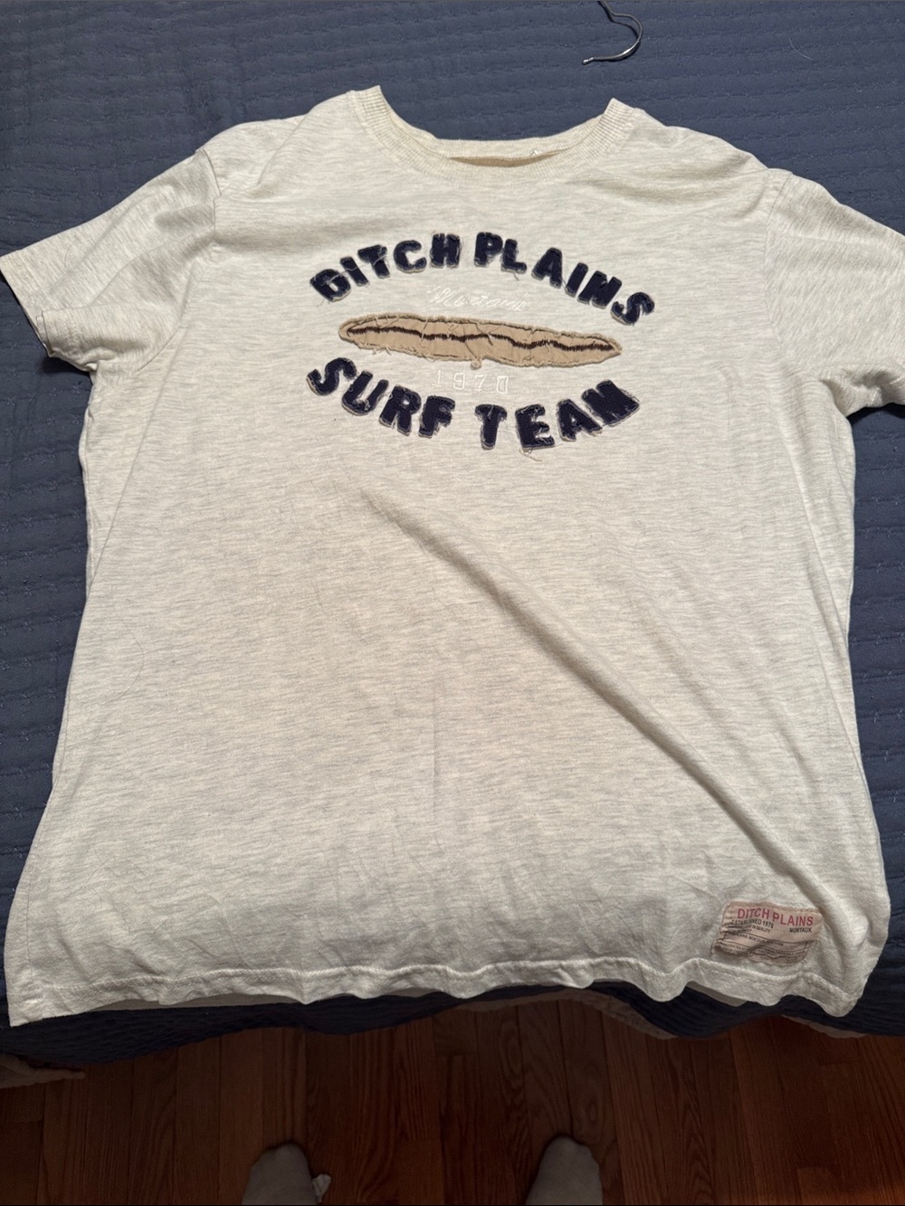 Ditch Plains Surf Team Short Sleeve Tee - Cream